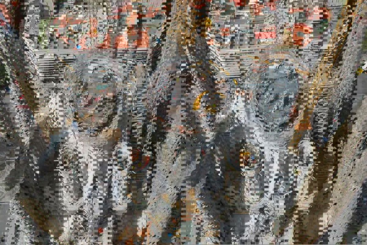 Sagrada Familia under construction