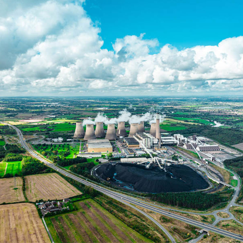 A large city landscape.