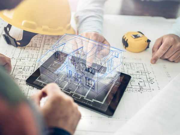 A few people working on a project.