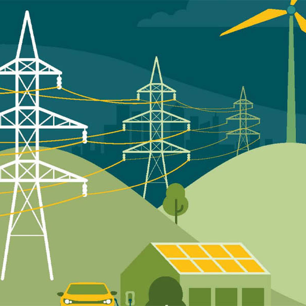 Illustration of forms of power generation