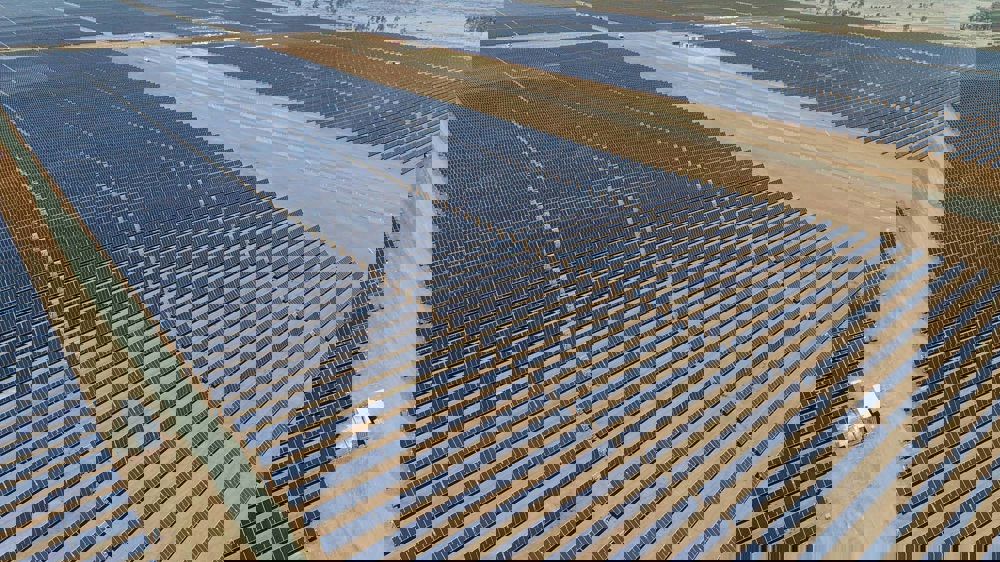 Solar farm in Australia