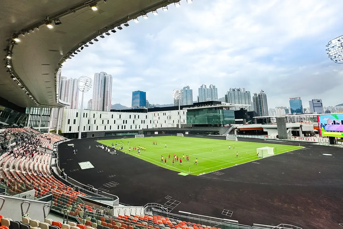 Day view of Kai Tak Youth Sports Ground at Kai Tak sports Park